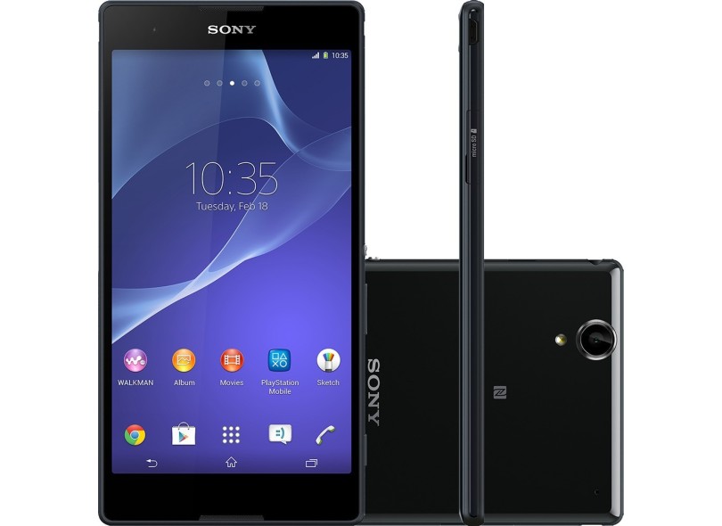 Smartphone Sony Xperia T3 D5106 Câmera 8,0 MP 8GB Android 4.4 (Kit Kat) Wi-Fi 4G 3G