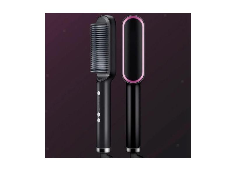 Escova 3 Em 1 Secadora Portátil Alisa Cabelo 110/220V Bivolt - Bivena