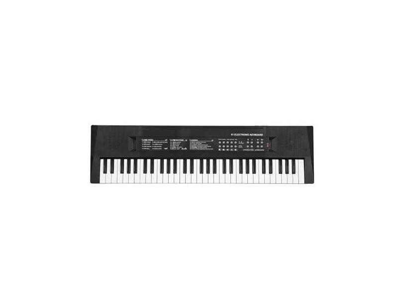 teclado eletrônico para iniciantes Teclado Eletrônico Digital De 61 Teclas, Piano Elétrico Multifuncional Para Estudantes Com Instrumentos De Função De Microfone