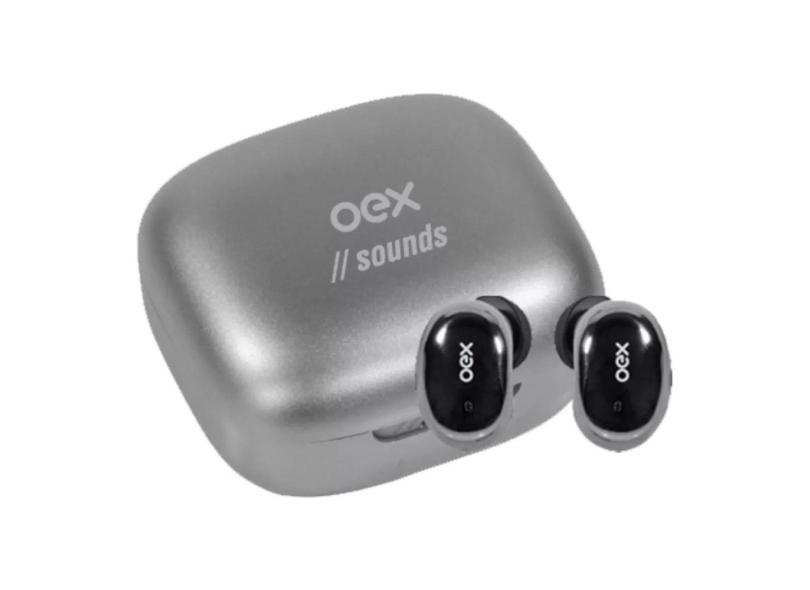 Fone De Ouvido Bluetooth Bud Prata Tws30 Oex