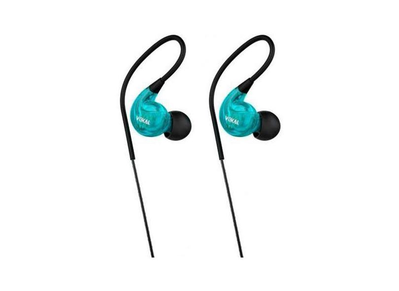 Fone Vokal E40 In Ear Azul Intrauricular E40