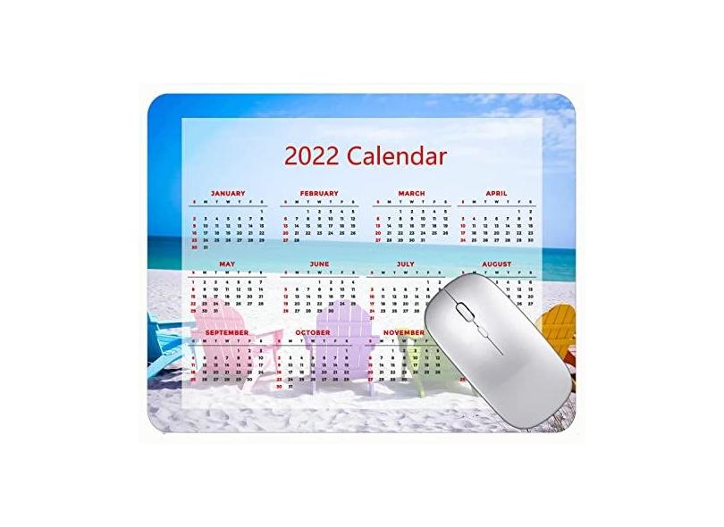 Mouse pad para jogos com design especial 2022, mouse pad colorido, tapete para praia, mar