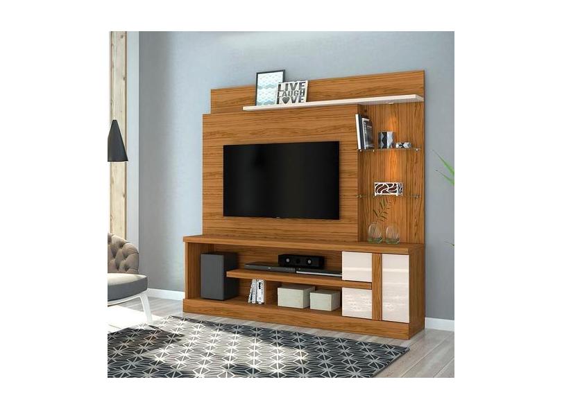 Home Theater Alan para TV de até 55 polegadas - NATURALE/ OFF WHITE - 
