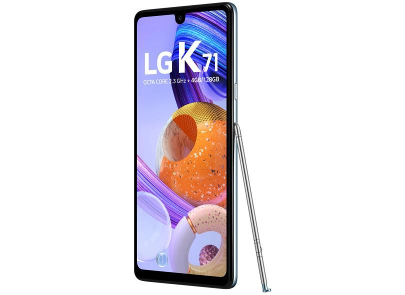 Smartphone LG K71 128GB Câmera Tripla 2 Chips Android 10