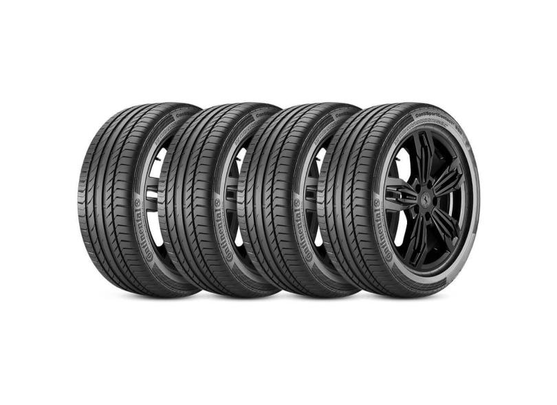 Kit 4 Pneu Continental 225/40r19 89y Contisportcontact 5 Ssr