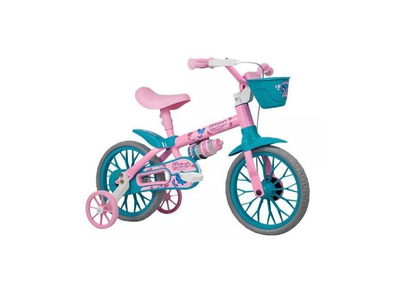 Bicicleta Infantil Aro 12 Freio Tambor 1 Marcha Cestinha Nathor C/ Rod