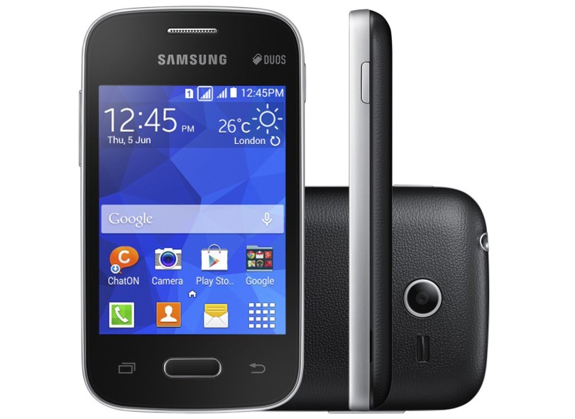 Smartphone Samsung Galaxy Pocket 2 G110 2 Chips 4GB Android 4.4 (Kit Kat) 3G Wi-Fi