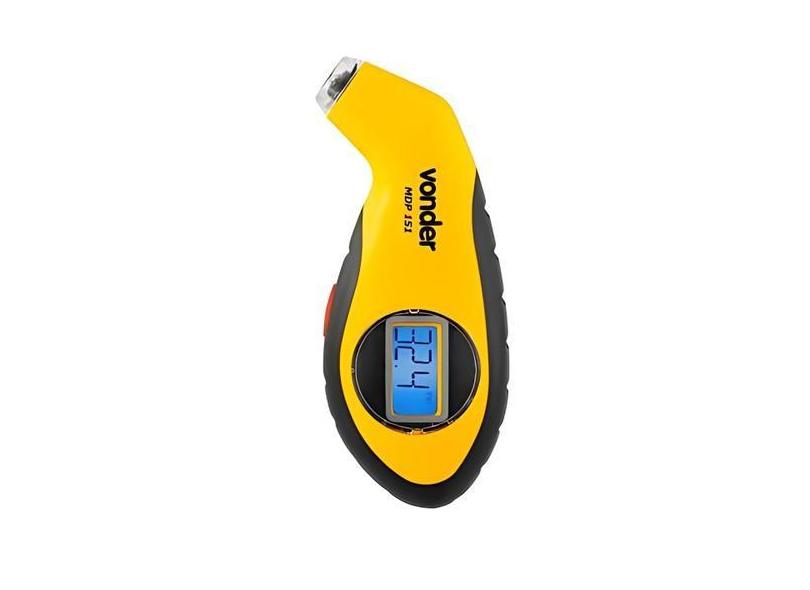 Medidor Calibrador Digital De Pressão Para Pneus Mdp151 - Vonder