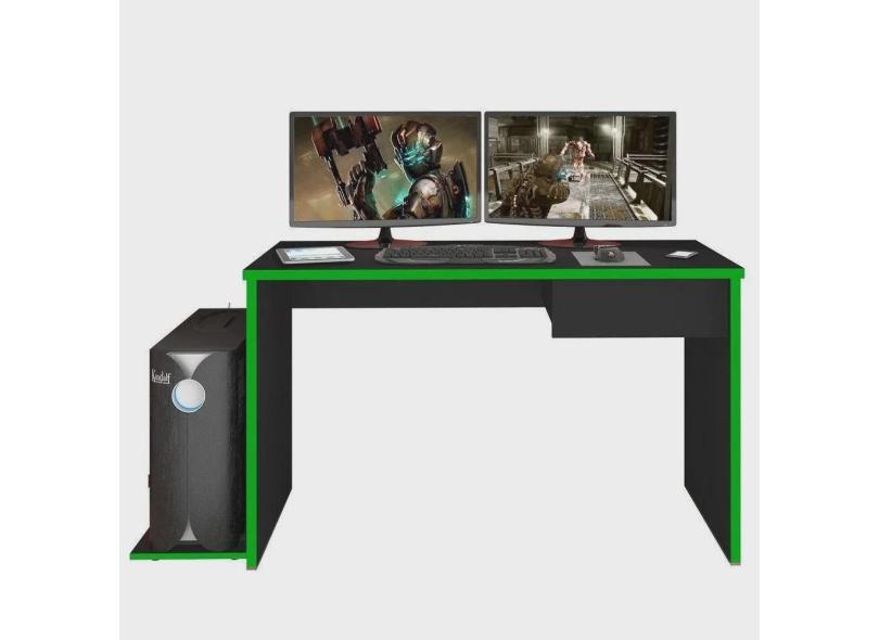 Mesa Gamer Para Computador e Estudo Gelius M09 Preto/Verde - Mpozenato