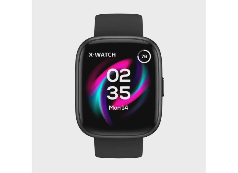 Relógio Smartwatch X-Watch Ref: Xswuqpi001 Pxpx Grafite Touch Screen