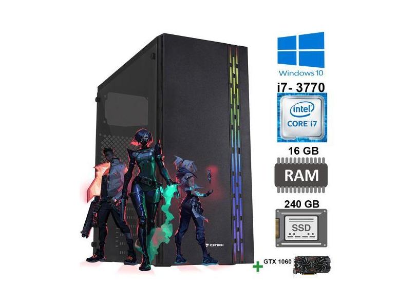 Computador Core i7- 3770 3.4Ghz, Memoria Ram 16GB, SSD 240GB, HD 1TB, 