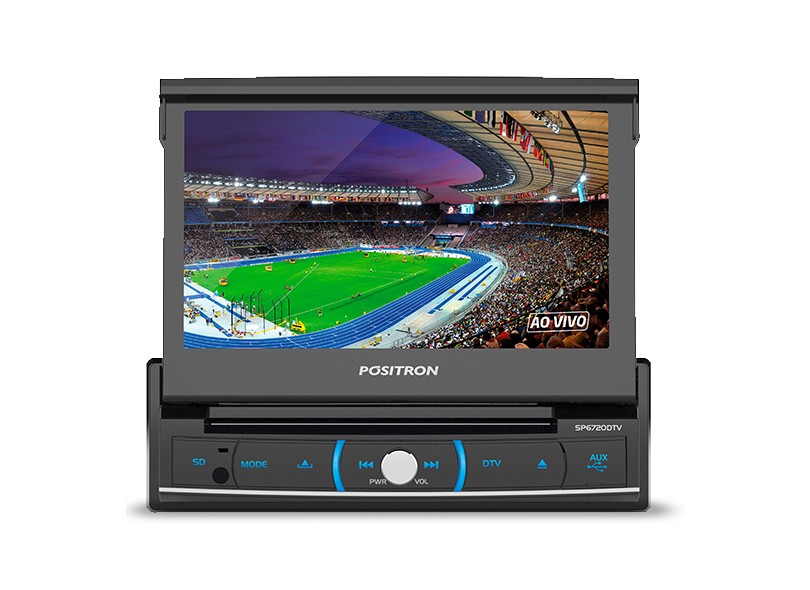 DVD Player Automotivo Pósitron SP 6720 DTV