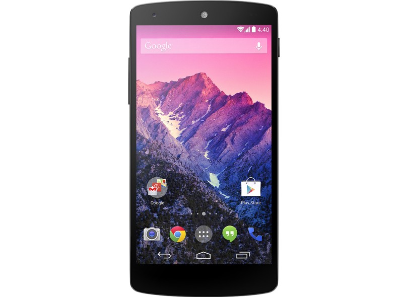 Smartphone LG Google Nexus 5 Câmera 8,0 MP Desbloqueado 16 GB Android 4.4 (Kit Kat) Wi-Fi 4G 3G