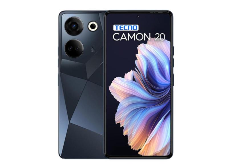 Smartphone Tecno Camon 20 8GB RAM 256GB Câmera Dupla