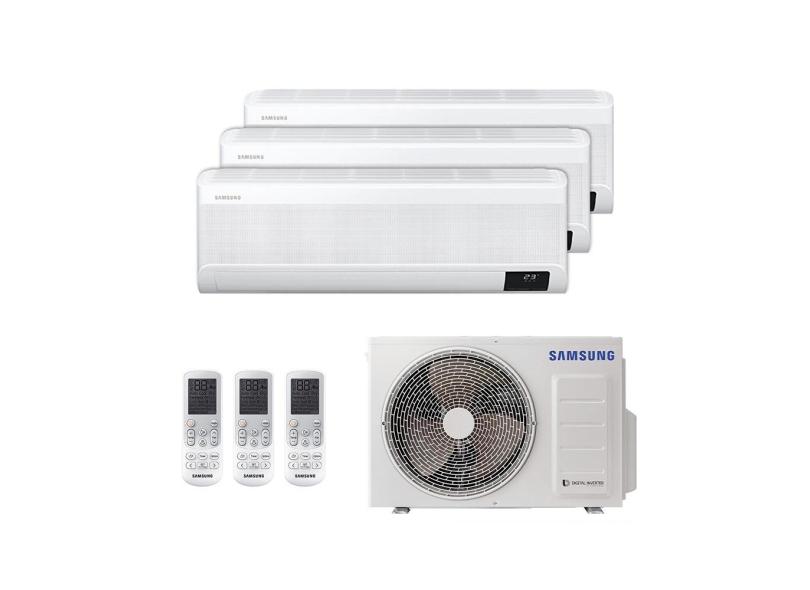 Ar Condicionado Multi Inverter Windfree Samsung 24000 Btus (2x Evap 9000 e 1 Evap 18000) Quente/frio 220V Monofásico