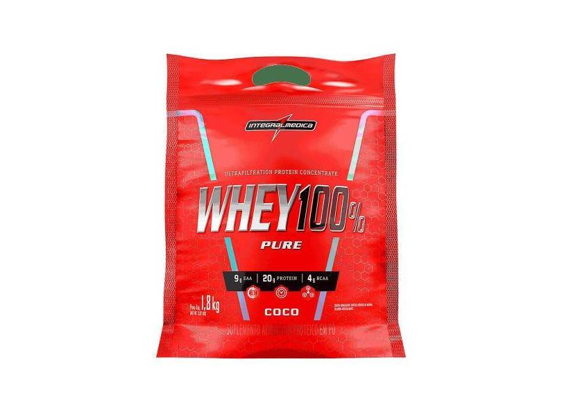 Whey 100 Pouch Pure Coco 1 8kg Integralmédica Integralmedica Com O