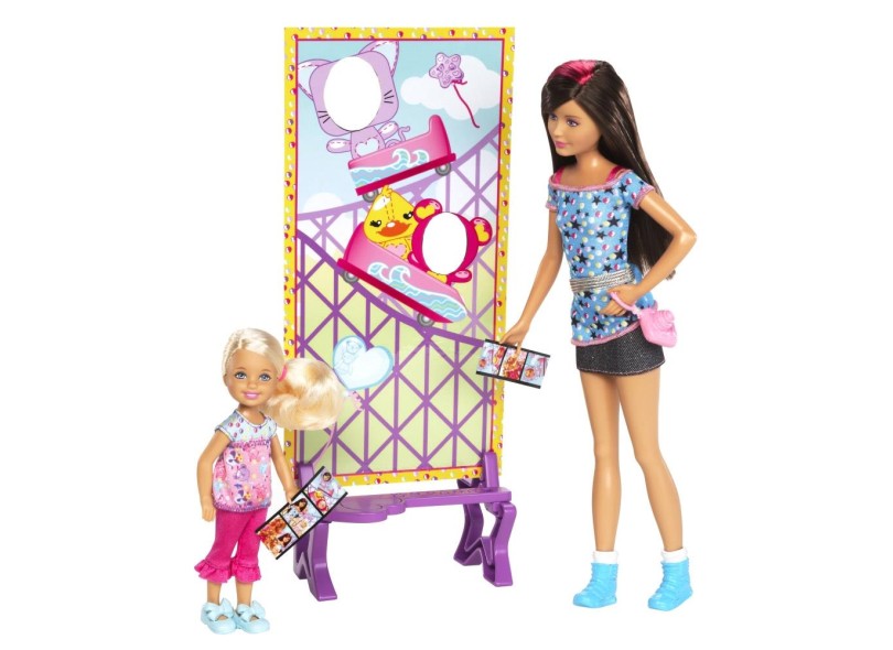 Boneca Barbie Irmãs Skipper e Chelsea no Parque Mattel