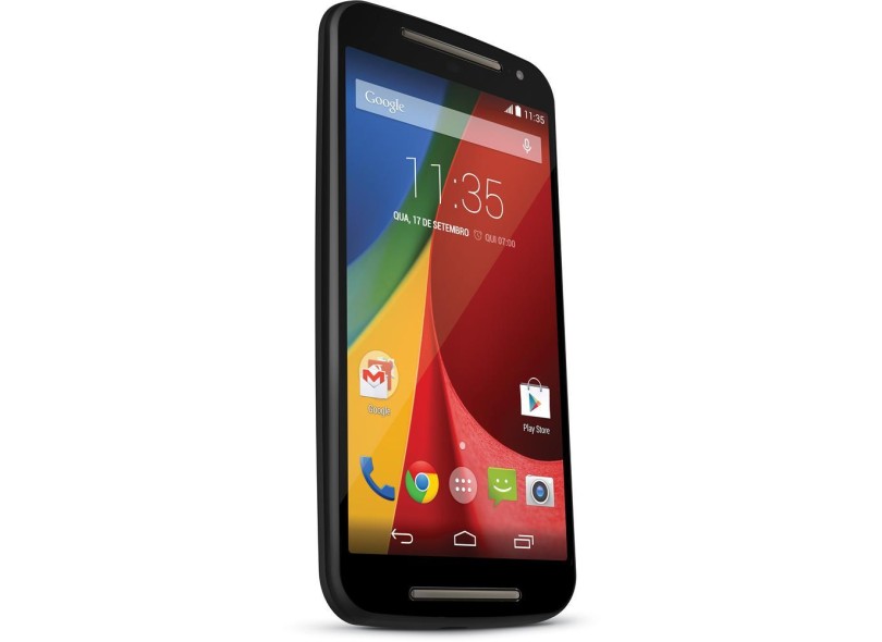 Smartphone Motorola Moto G 2ª Geração XT1068 2 Chips 8GB Android 4.4 (Kit Kat) 3G Wi-Fi