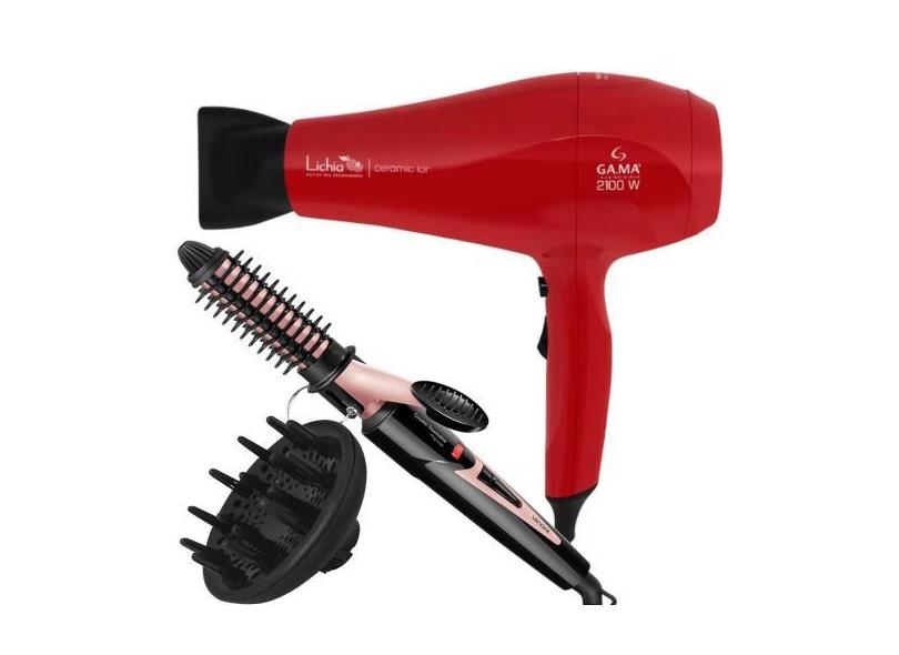 Secador De Cabelo Gama Italy Profissional 2100W Ions Motor Ac Oleo Lic