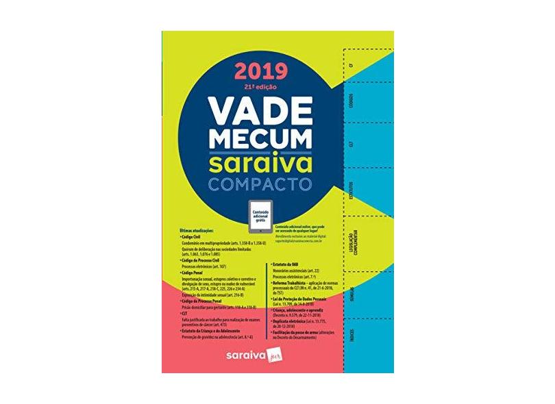 Vade Mecum Compacto - Brochura - Editora Saraiva - 9788553603244
