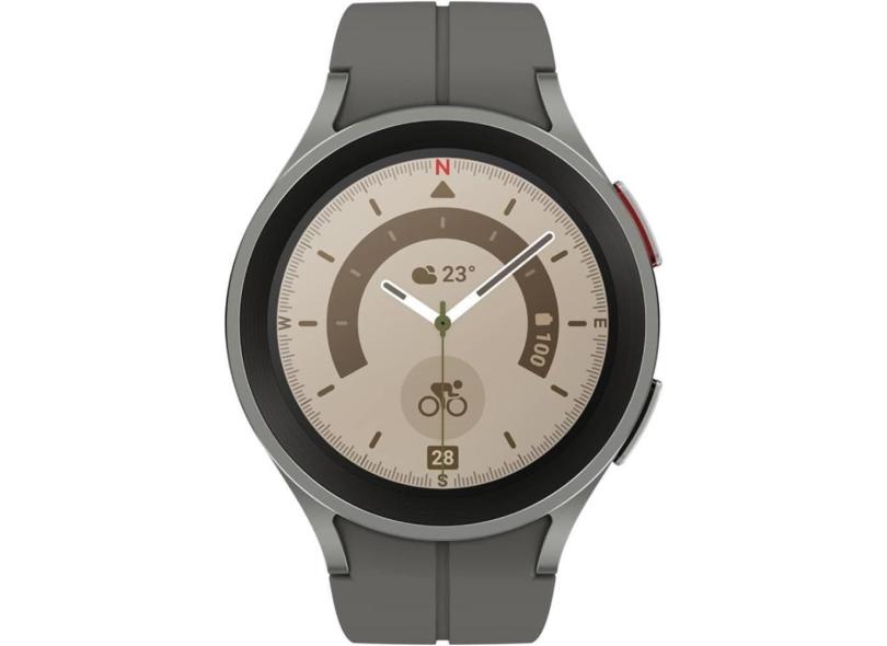 Samsung Galaxy Watch5 1,5gb Ram Pro Bt 45mm Cinza Titânio