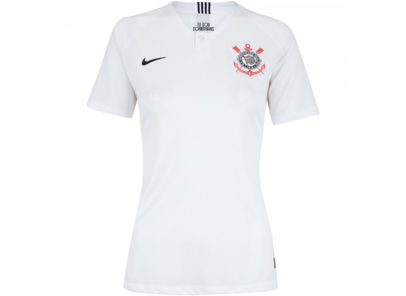 Camisa Torcedor Feminina Corinthians I 2018/19 sem Número Nike