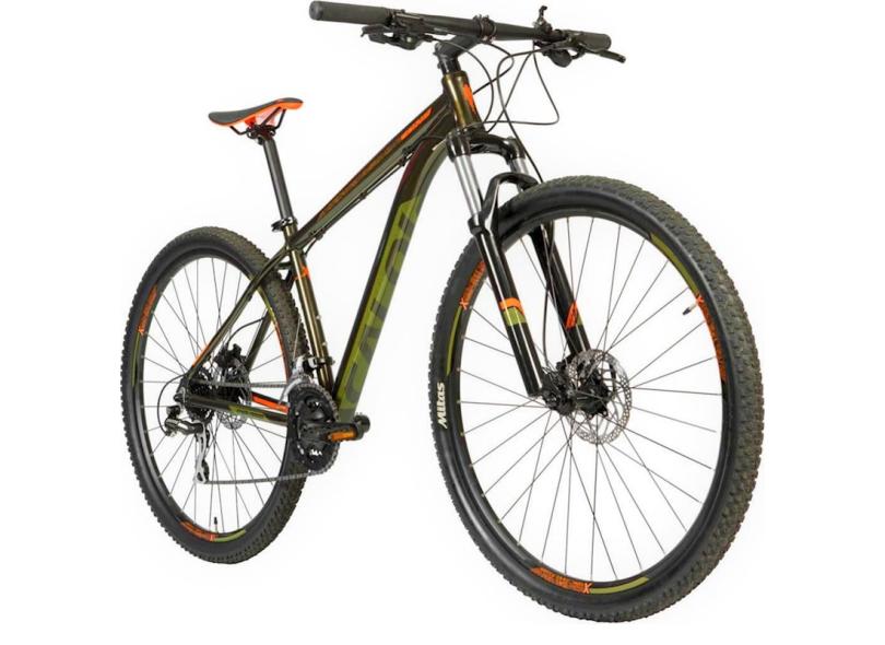 Bicicleta Mountain Bike Caloi 24 Marchas Aro 29 Suspensão Dianteira a Disco Hidráulico Explorer Comp 2020