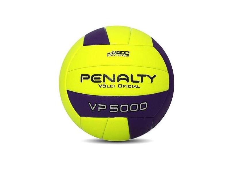 Bola Vôlei Penalty VP 5000 - Amarelo/Roxo/Preto - Bola Vôlei Penalty VP  5000 - Amarelo/Roxo/Preto - Penalty