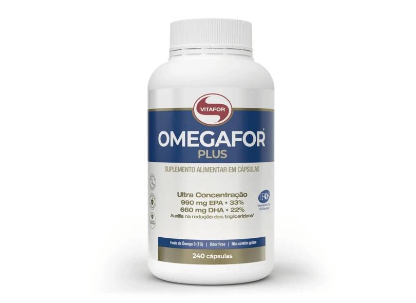 Omegafor Plus Ômega 3 Rico Dha Epa  240 Caps Vitafor