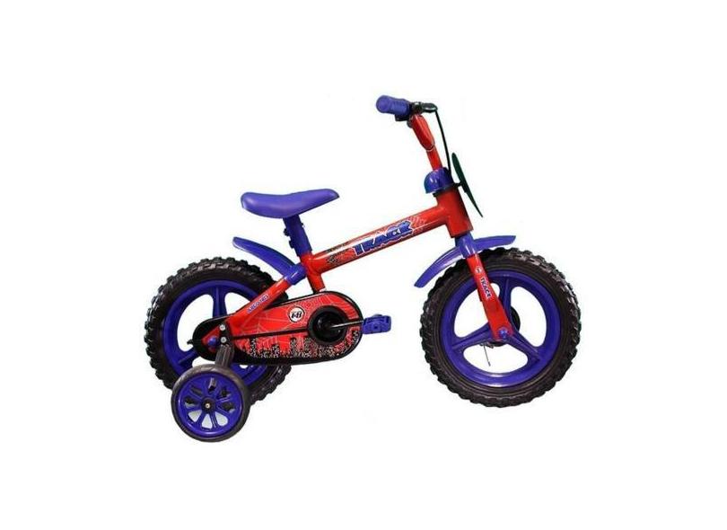 Bicicleta TRACK BIKES Arco-íris Azul e Vermelho Aro 12 - TRACK & BIKES