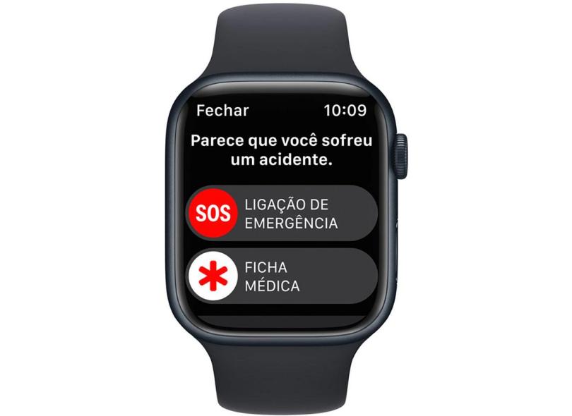 Apple Watch Series 8 45mm, GPS, Alumínio Midnight, Pulseira Esportiva  Midnight - Detona Shop