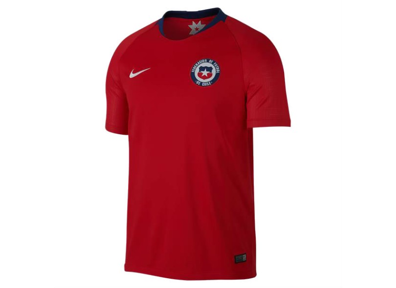 Camisa Torcedor Chile I 2018/19 sem Número Nike