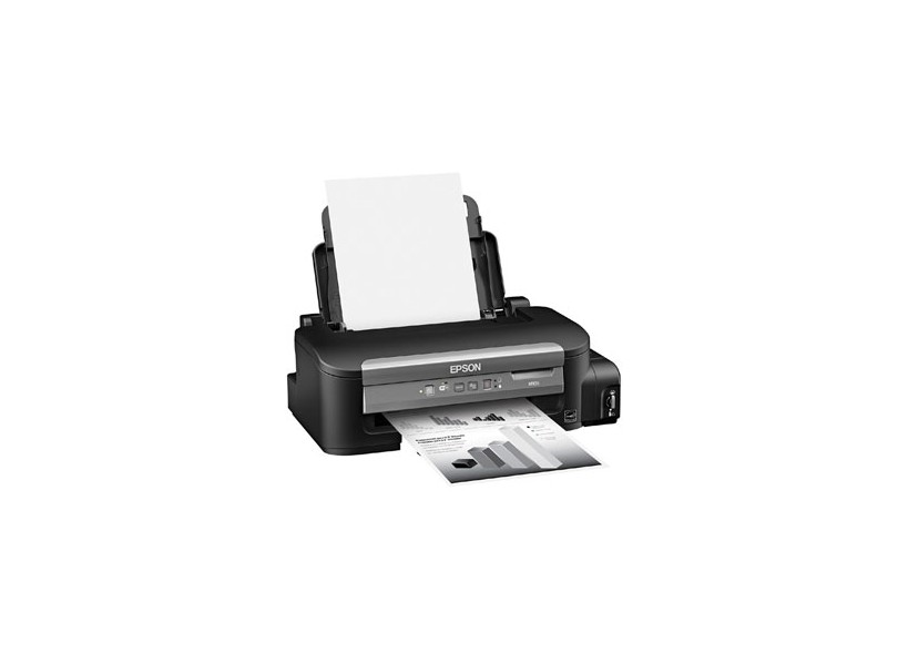Impressora Epson WorkForce M105 Tanque de Tinta Preto e Branco Sem Fio