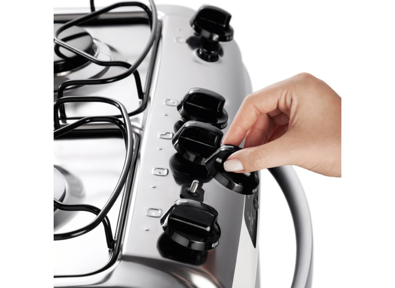 Fogão de Piso Electrolux Chef Timer 4 Bocas Acendimento Automático 52SRB