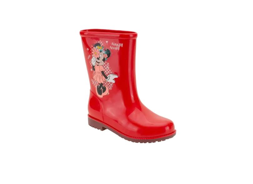 Bota galocha infantil store minnie