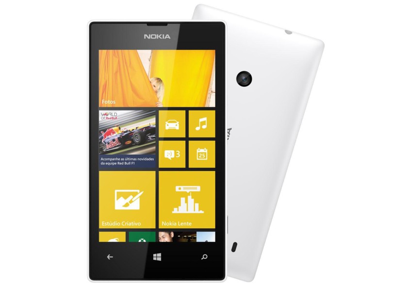 Smartphone Nokia Lumia 520 Câmera 5,0 MP Desbloqueado 8 GB Windows Phone 8 3G Wi-Fi