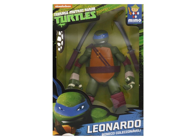 Boneco Tartarugas Ninja Leonardo 702 - Mimo