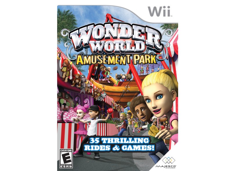 Jogo Wonder World Amusement Park Majesco Wii