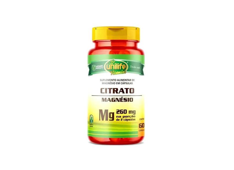Magnesio Citrato 60 Caps 700Mg - Unilife