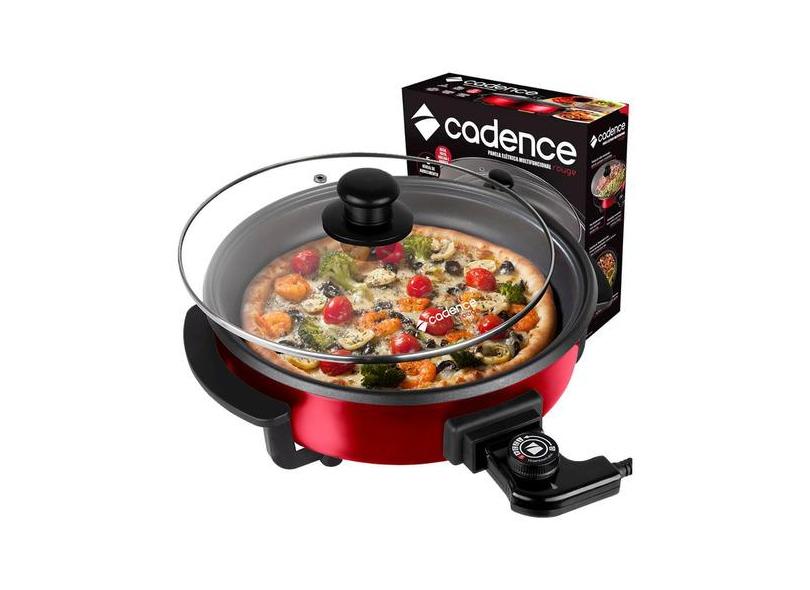 Panela Elétrica Cadence Multifuncional Rouge 30cm 2,8 Litros PAN610