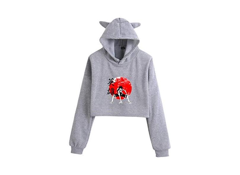 bear moletom com capuz anime