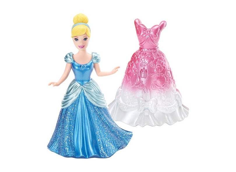 Boneca Princesas Disney Kit Magiclip Mattel