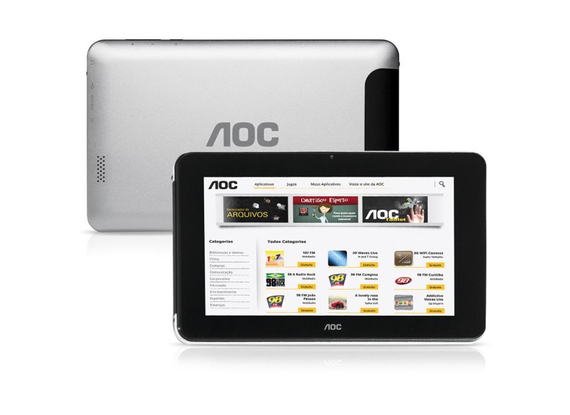 Tablet AOC Breeze 8 GB TFT 7" Android 4.0 (Ice Cream Sandwich) MW0711BR