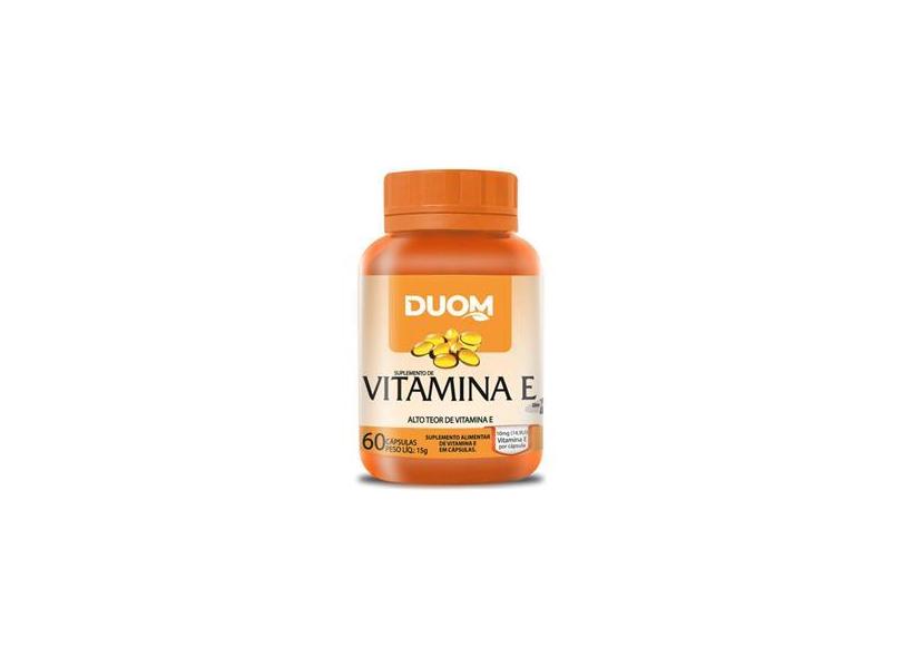 Vitamina E Antioxidante 1 Cápsula Ao Dia 60 Cápsulas - Duom