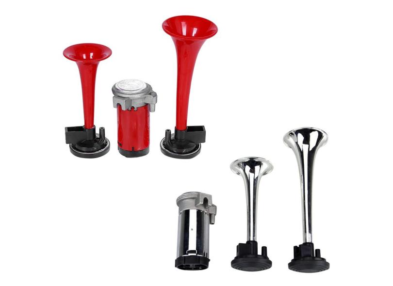 Kit Horn Veículo 110db Car Air Horn Set 12V dupla Trumpet Com Bomba