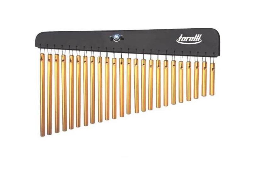 Carrilhão Torelli Com 24 Barras De Alumínio Dourado Ta 301