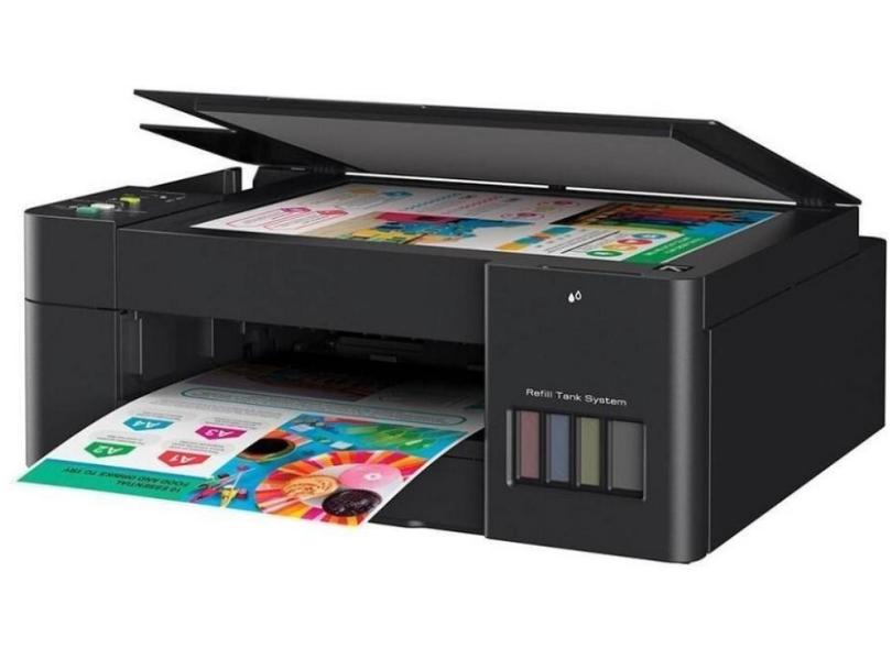 Impressora Multifuncional Brother DCPT420W Jato de Tinta Colorida Sem Fio