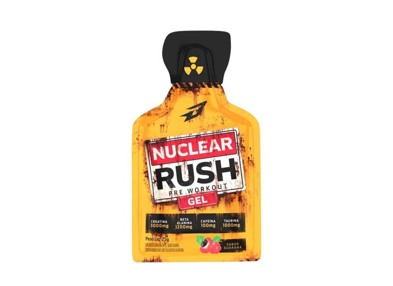 NUCLEAR RUSH GEL - 1 SACHê 25G GUARANá - BODYACTION 