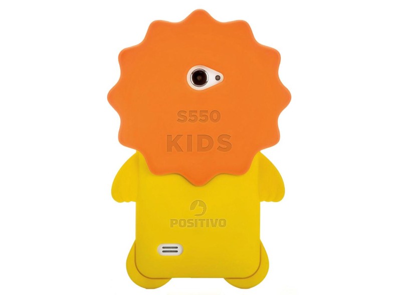 Smartphone Positivo S 550 Kids 2 Chips 4GB Android 4.4 (Kit Kat) 3G Wi-Fi