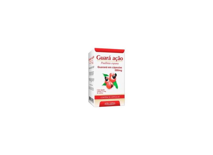 Guaraná Energia Guara Acao 500mg 17,5mg De Cafeína 30 Caps